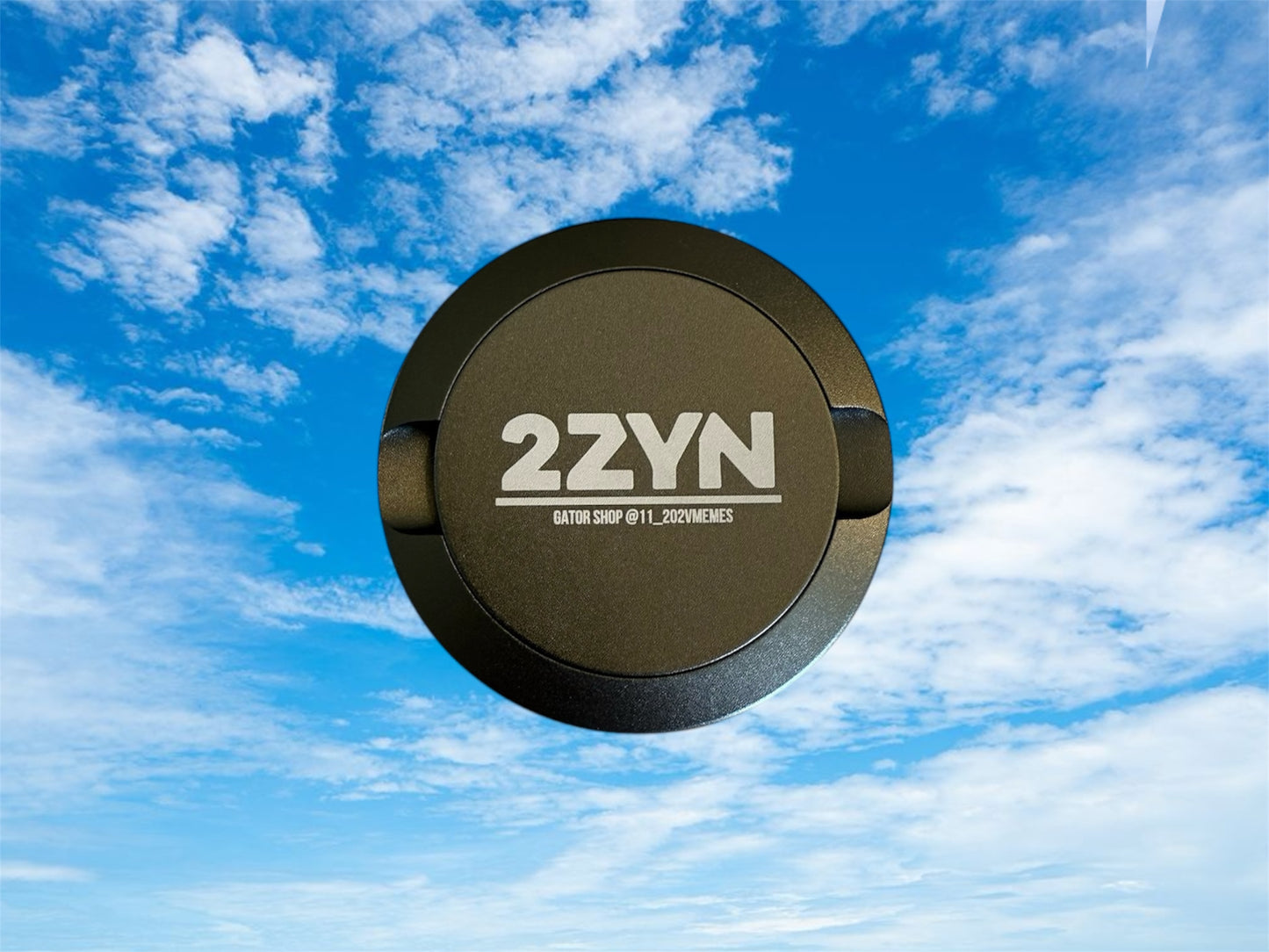 “Twos In” Aluminum CNC Laser Engraved Snus Can