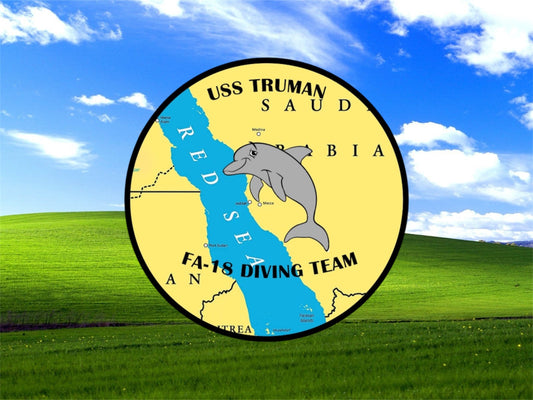 FA-18 Diving Team Vinyl Sticker (GOONR)