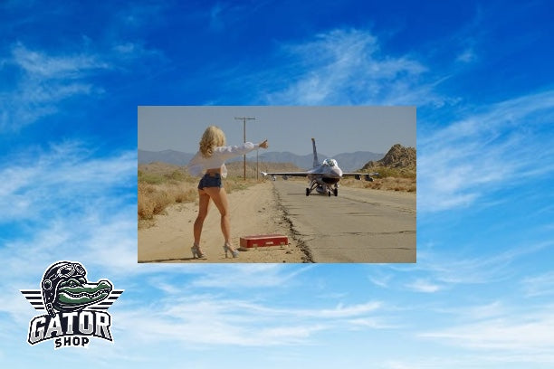 Hitchhiker F-16 Vinyl Sticker