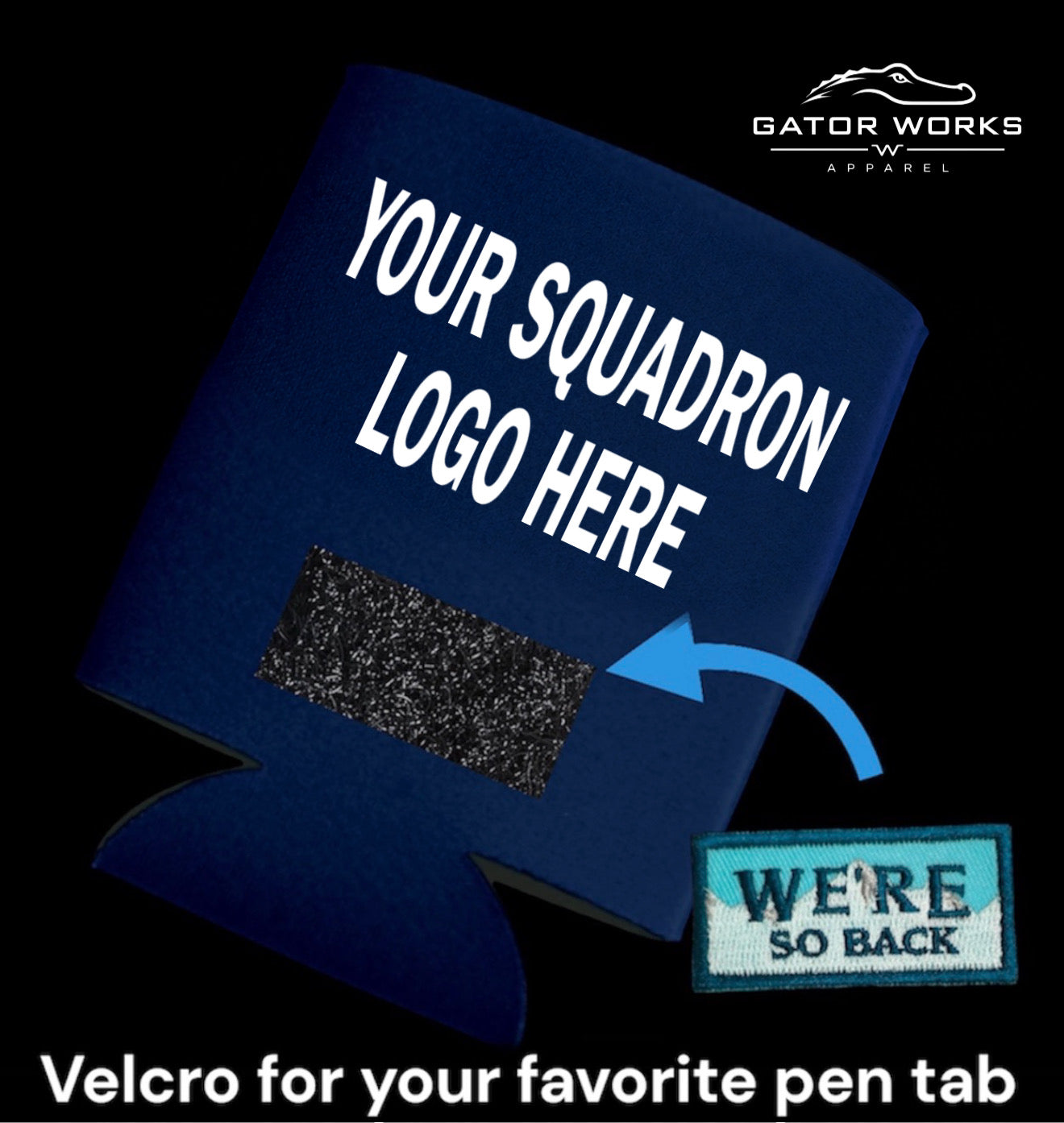 Custom Pen Tab Koozies (Email us for a quote)